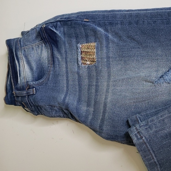 VENUS Dark Wash Decorative Denim Jeans Skinny - Picture 1 of 9